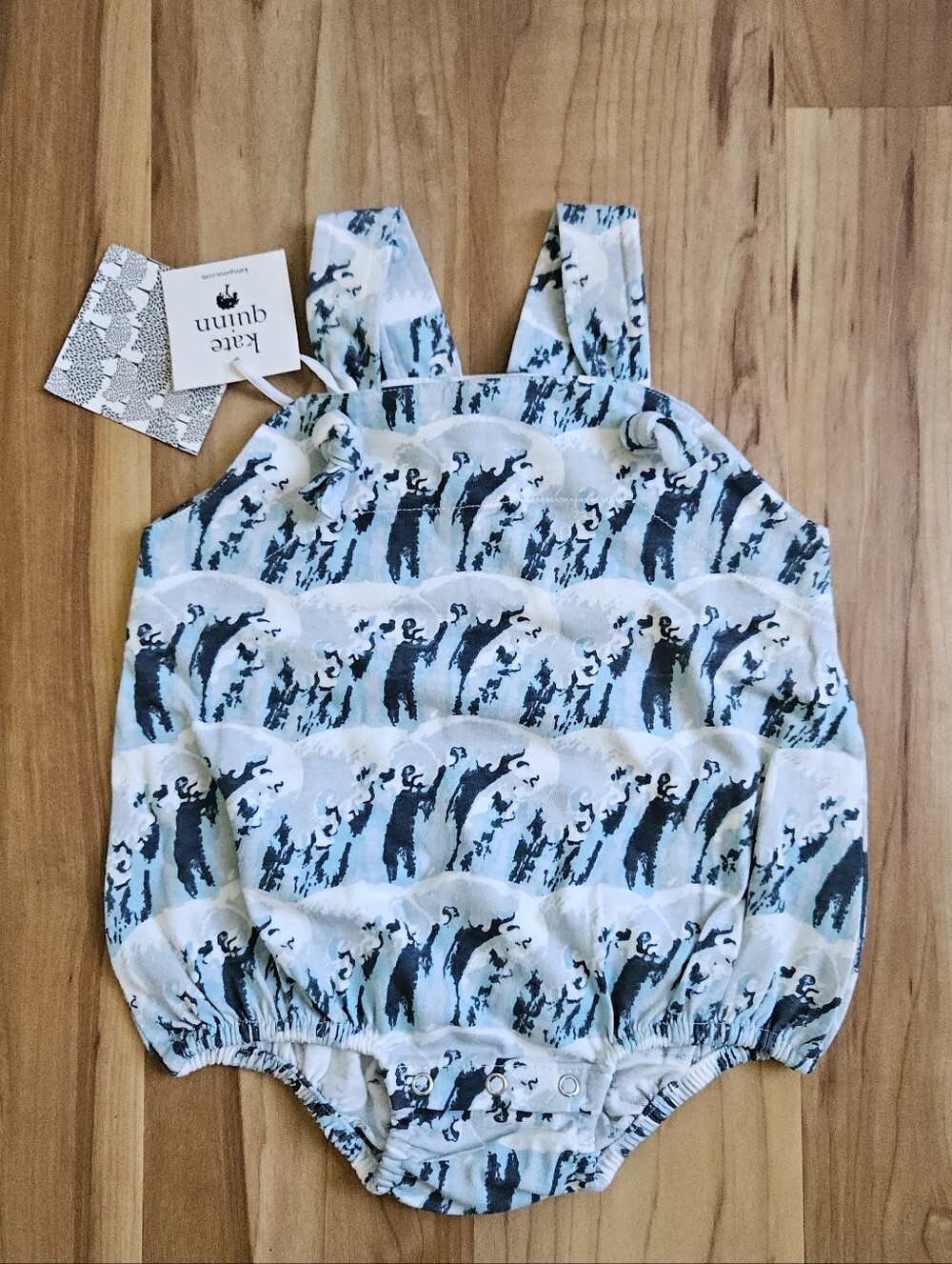 NWT Kate Quinn Organic Cotton Wave Romper